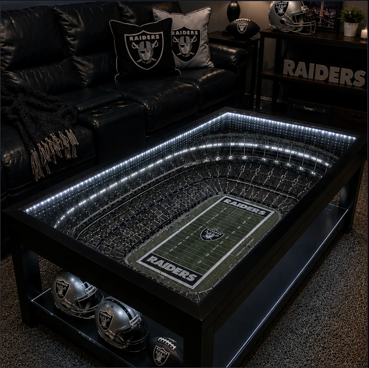 RAIDERS STADIUM TABLE